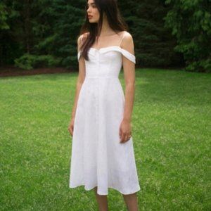 Reformation Allegro Dress White NWOT size 2